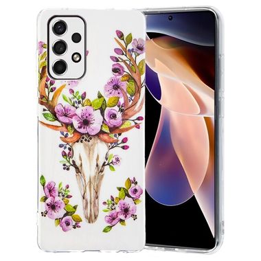 Gumený kryt LUMINOUS na Samsung Galaxy A33 5G - Flower Deer