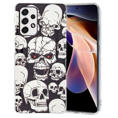 Gumený kryt LUMINOUS na Samsung Galaxy A33 5G - Skull