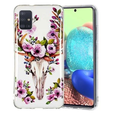 Gumený kryt LUMINOUS na Samsung Galaxy A51 5G - Flower Deer