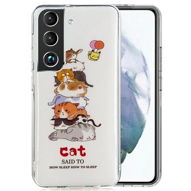 Gumený kryt LUMINOUS na Samsung Galaxy S22 5G - Cats