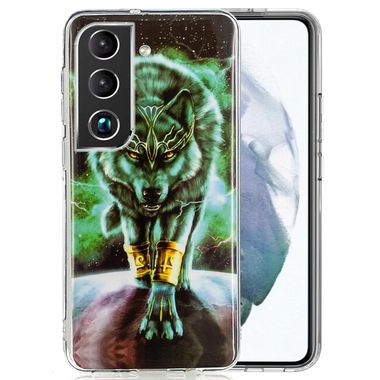 Gumený kryt LUMINOUS na Samsung Galaxy S22 5G - Fierce Wolf
