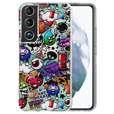 Gumený kryt LUMINOUS na Samsung Galaxy S22 5G - Graffiti