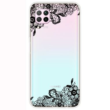 Gumený kryt na Huawei P40 Lite - Shockproof Painted -Lace Flower