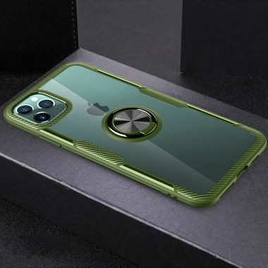 Gumený kryt na iPhone 11 Pro Max - Army Green
