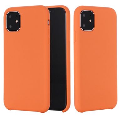Gumený kryt na iPhone 11 Pro Max Liquid Silicone - Orange