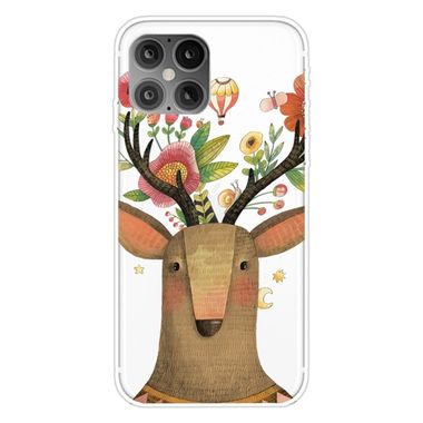 Gumený kryt na iPhone 12 Mini - Flower Deer