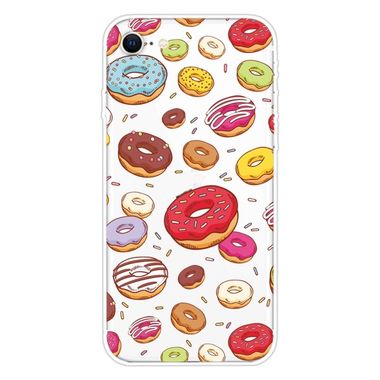 Gumený kryt na iPhone SE (2020) - Donuts