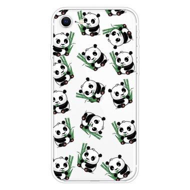 Gumený kryt na iPhone SE (2020) - Panda