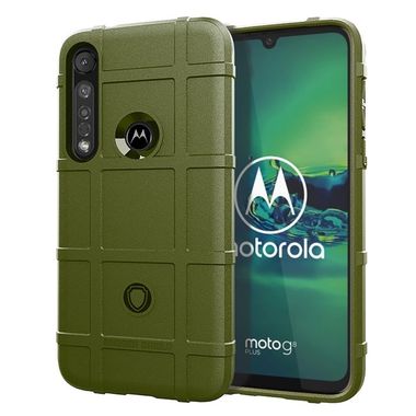 Gumený kryt na Motorola Moto G8 Plus - Army Green