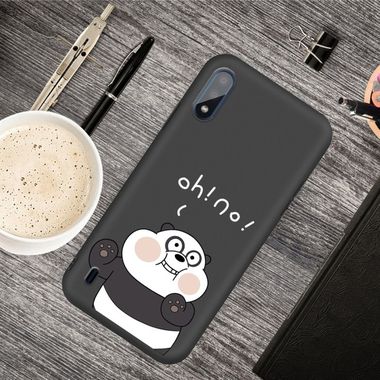 Gumený kryt na Samsung Galaxy A10 - Black Panda