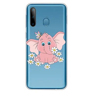 Gumený kryt na Samsung Galaxy A11 / M11 - Little Pink Elephant