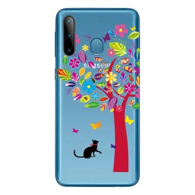 Gumený kryt na Samsung Galaxy A11 / M11 - Tree and Cat