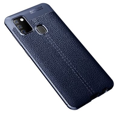 Gumený kryt na Samsung Galaxy A21s - Modrý