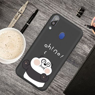 Gumený kryt na Samsung Galaxy A30 - Black Panda