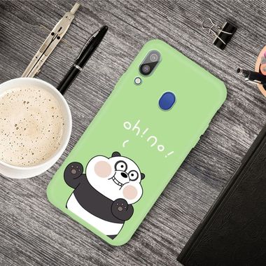 Gumený kryt na Samsung Galaxy A30 - Green Panda