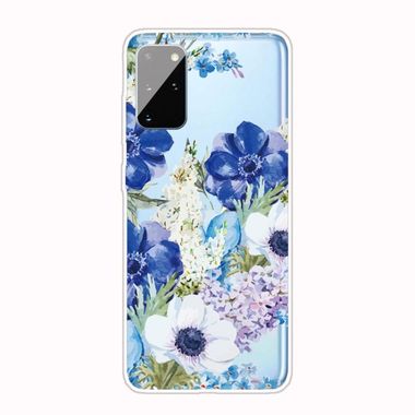 Gumený kryt na Samsung Galaxy A31 - Blue White Roses