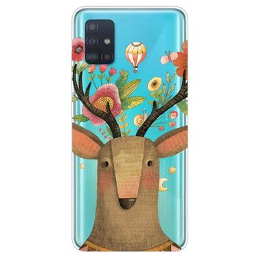 Gumený kryt na Samsung Galaxy A31 - Flower Deer