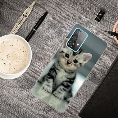 Gumený kryt na Samsung Galaxy A32 5G - Sitting Cat