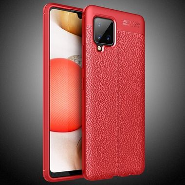 Gumený kryt na Samsung Galaxy A42 5G - Červená