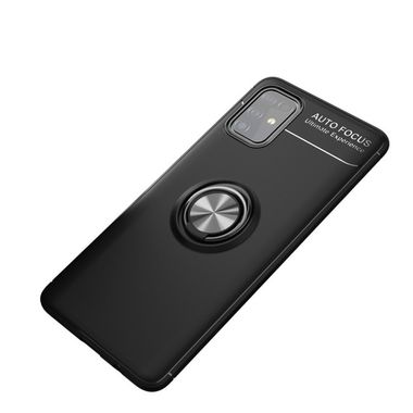 Gumený kryt na Samsung Galaxy A51 - Black+Black
