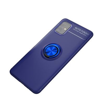 Gumený kryt na Samsung Galaxy A51 - Blue+Blue