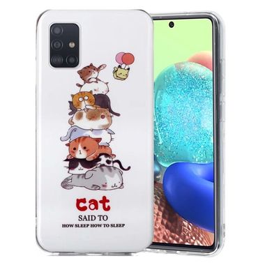 Gumený kryt na Samsung Galaxy A71 5G - Cats
