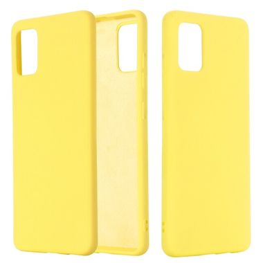 Gumený kryt LIQUID na Samsung Galaxy A71 5G - Žltá