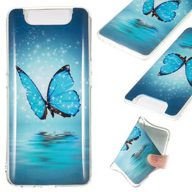 Gumený kryt na Samsung Galaxy A80 - Butterfly