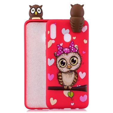 Gumený kryt na Samsung Galaxy M20 - Red Owl