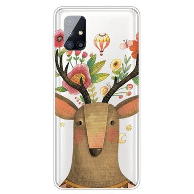 Gumený kryt na Samsung Galaxy M51 - Flower Deer