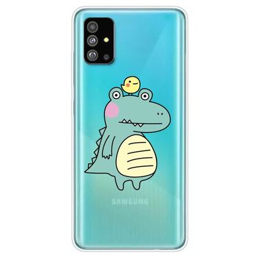 Gumený kryt na Samsung Galaxy S20+ Lucency Painted -Bird Crocodile