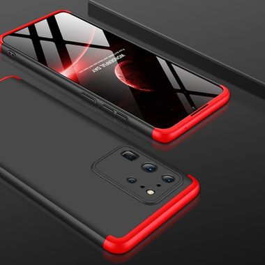 Gumený kryt na Samsung Galaxy S20 Ultra - GKK - Black+Red