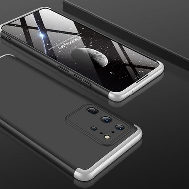 Gumený kryt na Samsung Galaxy S20 Ultra - GKK - Black+Silver