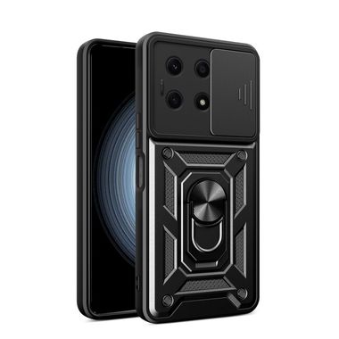 Gumený kryt na Sliding Camera Honor X8a - Čierna