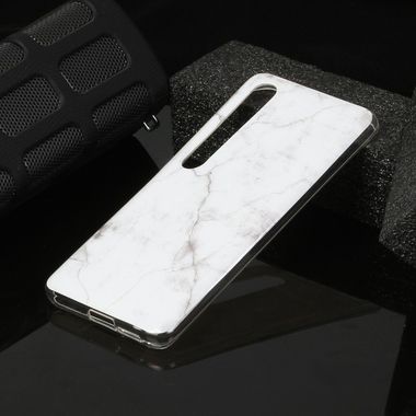 Gumený kryt na Xiaomi Mi 10/Mi 10 Pro - Biely