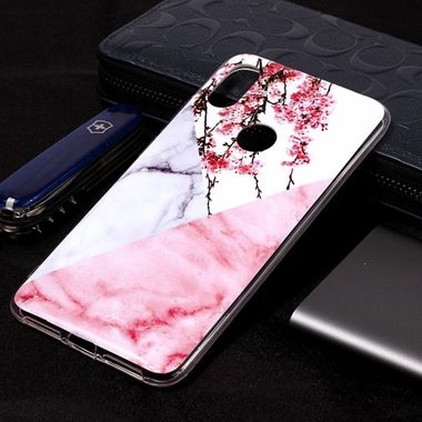 Gumený kryt na Xiaomi Redmi S2 - kvetinový mramor
