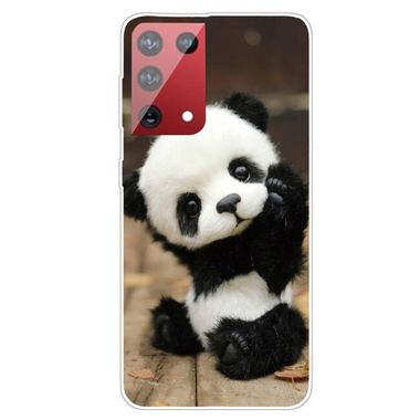 Gumený kryt Painted na Samsung Galaxy S21 Ultra 5G - Say Hello Panda