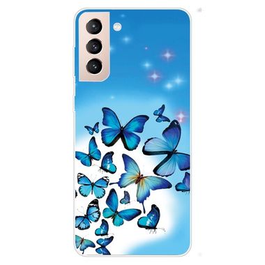 Gumený kryt PAINTED na Samsung Galaxy S22 Plus 5G - Blue Butterfly