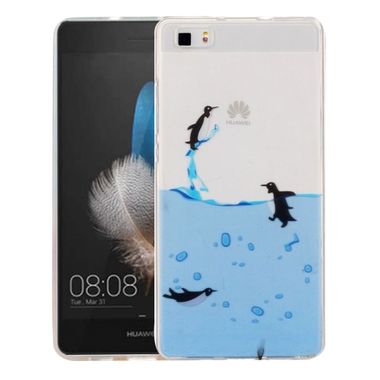 Gumený kryt Penguins na Huawei P8 Lite