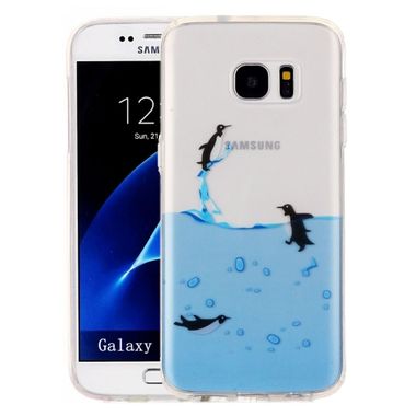 Gumený kryt Penguins na Samsung Galaxy S7 Edge