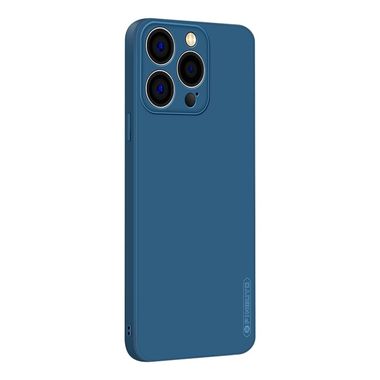 Gumený kryt PINWUYO na iPhone 14 Pro Max - Modrá