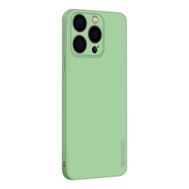 Gumený kryt PINWUYO na iPhone 14 Pro Max - Zelená