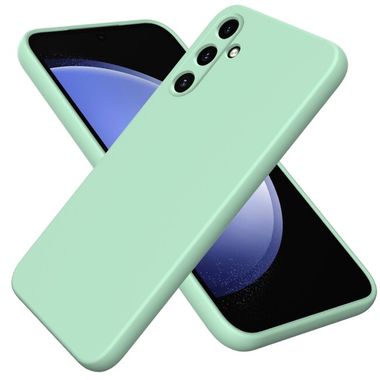 Gumený kryt Pure Color na Galaxy A35 5G - Zelená