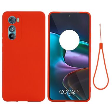Gumený kryt Pure Color na Motorola Edge 30 - Červená