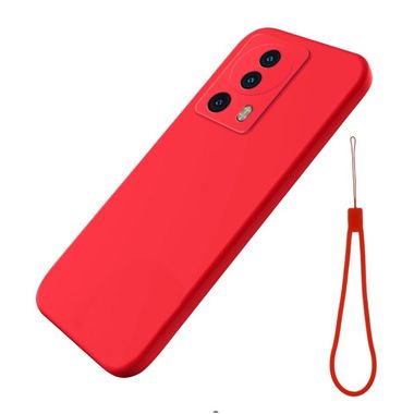 Gumený kryt Pure Color na Xiaomi 13 Lite - Červená