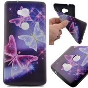 Gumený kryt Purple Butterfly na Huawei Honor 5X