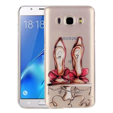 Gumený kryt Red High-Heel na Samsung Galaxy J5(2016)