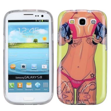 Gumený kryt Sexy Bikini Lady Samsung Galaxy S3