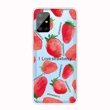 Gumený kryt na Samsung Galaxy A51 5G - Love Strawberry