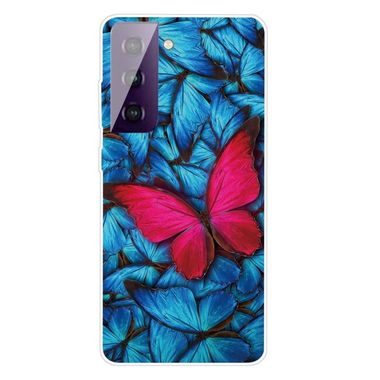 Gumený kryt na Samsung Galaxy S21 5G - Big Red Butterfly
